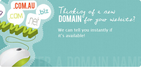 Thinking of a new domain for your website? We can tell you instantly if it's available!