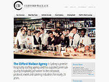 Hospitality website design review - clifford wallace