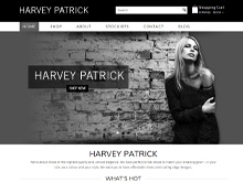 ecommerce website design review - harvey patrick