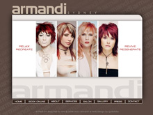 Flash Web Design Sydney for Armandi