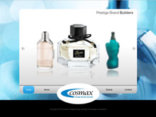 Flash Website Design NSW for Cosmax