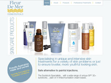 Flash Website Design Sydney for Fleur De Mer