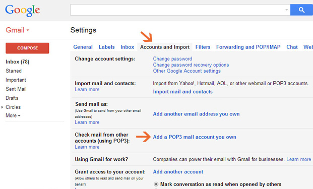 gmail pop3 email 2