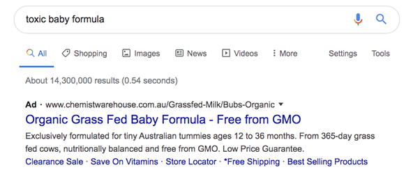 Baby Formula Ad